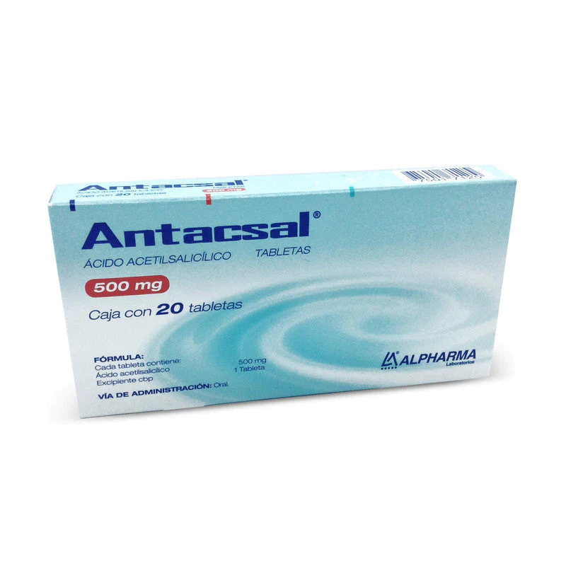 ACIDO. ACETILSALICILICO 500MG C/
