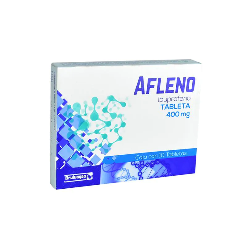 AFLENO c/10 TABS. 400 MG. IBUPROFENO DE 400MG