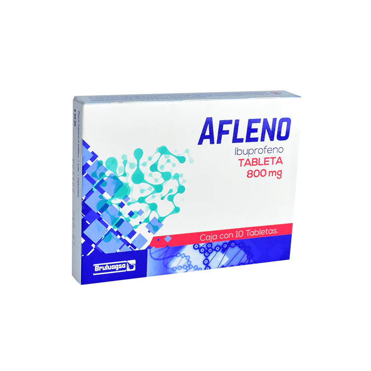 AFLENO c/10 TABS. 800 MG. IBUPROFENO
