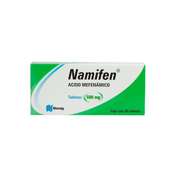 ACIDO MEFENAMICO 500 MG 20 TAB