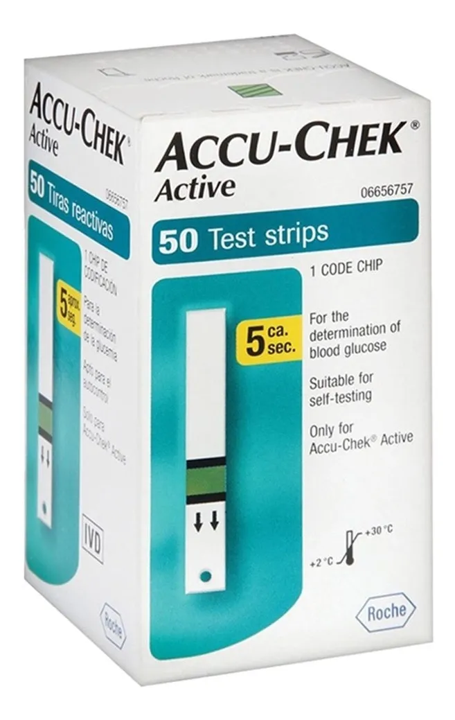 ACCU-CHEK ACTIVE 50 TIRAS REACTIVAS