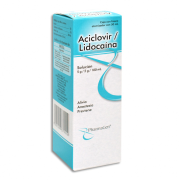 ACICLOVIR /LIDOCAINA SOL 