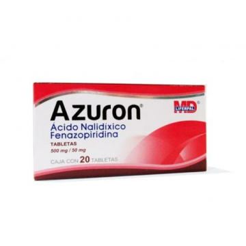Acido Nalidixico + Fenazopiridina c/20 TABS. 500/50 MG.