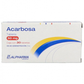ACARBOSA (Alpharma) c/30 TABS. 50 MG.