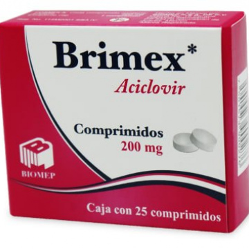 ACICLOVIR 200 MG C/25 