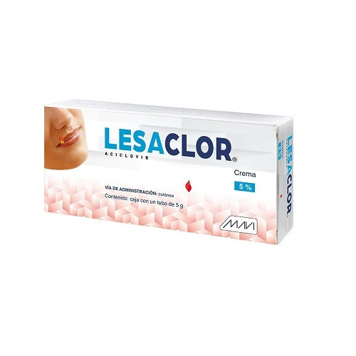 ACICLOVIR LESACLOR CREMA 5% Tubo c/5 G.