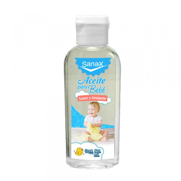 ACEITE PARA BEBE (Sanax) Fco. c/ 60 ml. 